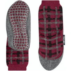 Falke Checked Cosyshoes Kids -Chic Shoes Shop falke checked cosyshoes kids berrry 8106 31 32 berrry 8106 1