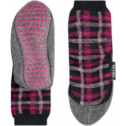 Falke Checked Cosyshoes Kids -Chic Shoes Shop falke checked cosyshoes kids dark navy 37 38 dark navy 1